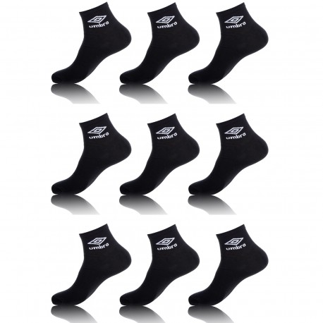 Lot De 9 Paires De Lowcuts Umbro Noir