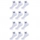 Lot de 12 paires de lowcut umbro Blanc - UMB/AM/LOWX12B