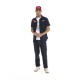 Chemise homme manches courtes en coton avec patchs Keith