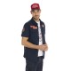 Chemise homme manches courtes en coton avec patchs Keith