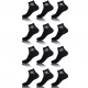 Lot de 12 paires de lowcut umbro Noir - UMB/AM/LOWX12N