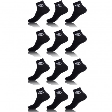 Lot de 12 paires de lowcut umbro Noir - UMB/AM/LOWX12N