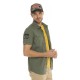 Chemise homme manches courtes en coton avec patchs Ryan