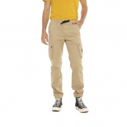 Pantalon cargo homme avec patch sur poche Battle