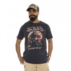 T-shirt homme col rond à manches courtes Wolfy