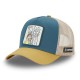 Casquette trucker en coton avec filet Rick & Morty Blue