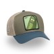 Casquette trucker en coton avec filet Rick & Morty Pickle