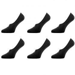 Lot de 6 paires de chaussettes invisibles / protège-pieds