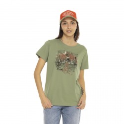 T-shirt à col rond manches courtes femme Arizona