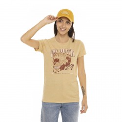 T-shirt à col rond manches courtes femme Spring Skull