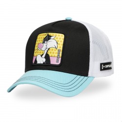 Casquette trucker avec filet effet bamboo/mesh Looney Tunes Sylvester