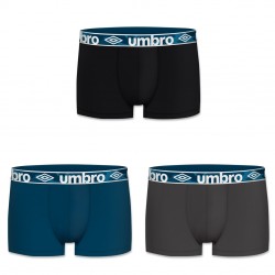 Lot de 3 Boxers homme en coton Umbro  Multicolore