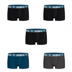  	 Lot de 5 Boxers Umbro coton homme Class - UMB/1/BCX5/CLASS3