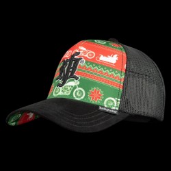 Casquette trucker avec filet bi-matière Christmas