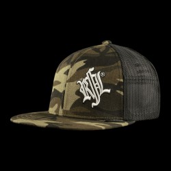 Casquette snapback visière plate camouflage et logo brodé Army Now