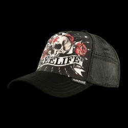 Casquette trucker avec filet bi-matière Antisocial
