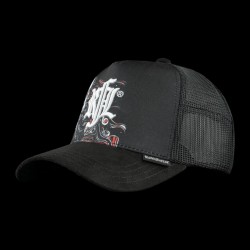 casquette trucker avec filet bi-matière Black Out