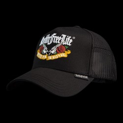 Casquette trucker imprimée et brodée avec filet Dust'n Bones