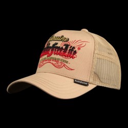 Casquette trucker avec filet et broderie Pinstriping