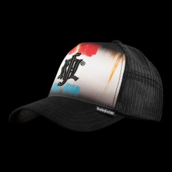 Casquette trucker avec filet bi-matière et logo brodé Under The Bridg