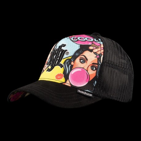 Casquette enfant trucker avec filet bi-matière Candy Shop