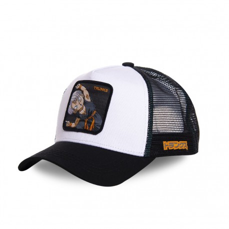 Casquette Capslab Dragon Ball Z Trunks Blanc et Noir