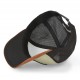 Casquette trucker avec filet souple en coton avec patch Lion