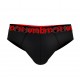 Lot de 3 slips homme en coton ceinture colorée  Bak