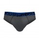 Lot de 3 slips homme en coton ceinture bleue Diamon