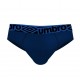 Lot de 3 slips homme en coton ceinture bleue Diamon