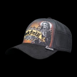 Casquette trucker avec filet bi-matière Preac
