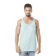 Débardeur homme avec poche en slub et print Chill Sage