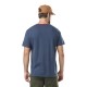 T-shirt col rond homme en acid wash Wolf