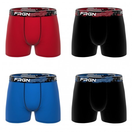 Lot de 4 boxers garçon en coton Dynamic Tom