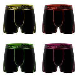 Lot de 4 boxers garçon Dynamic Soft Touch avec surpiqûres Mark
