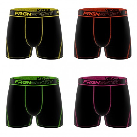Lot de 4 boxers garçon Dynamic Soft Touch avec surpiqûres Mark
