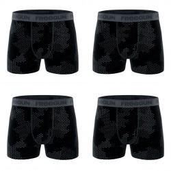 Lot de 4 boxers en coton homme Signature Pablo