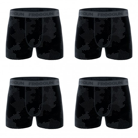 Lot de 4 boxers en coton homme Signature Pablo