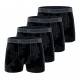 Lot de 4 boxers en coton homme Signature Pablo