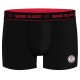 Lot de 4 boxers homme en coton Class uni ceinture colorée
