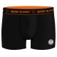 Lot de 4 boxers homme en coton Class uni ceinture colorée