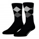 Lot de 6 paires de chaussettes de ville Serge Blanco Losange
