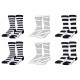 Lot de 6 paires de chaussettes de ville Serge Blanco Marin