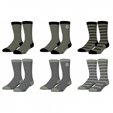 Lot de 6 paires de chaussettes de ville Town ED