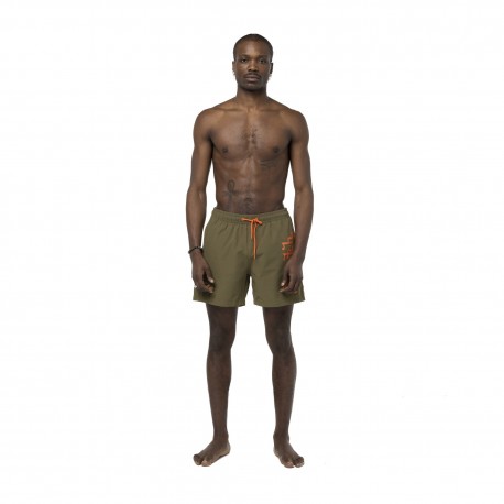 Short de bain homme avec logo et cordon contrasté Mick