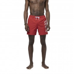 Short de bain homme avec logo et cordon contrasté Mick