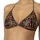 Maillot de bain femme 2 pièces triangle Leopard
