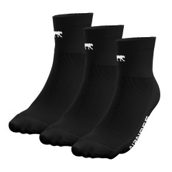 AIRNESS Lot de 3 paires de chaussettes quarter homme Sport