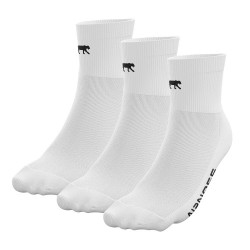 AIRNESS Lot de 3 paires de chaussettes quarter homme Sport