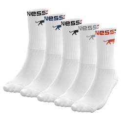 AIRNESS Lot de 5 paires de tennis homme Logo sur tige Colors Panther